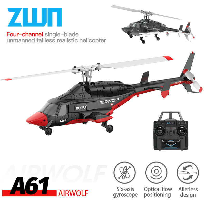 Rc Helicopter Large - A61 RC Elicottero 2.4G 6-Aixs Giroscopio
