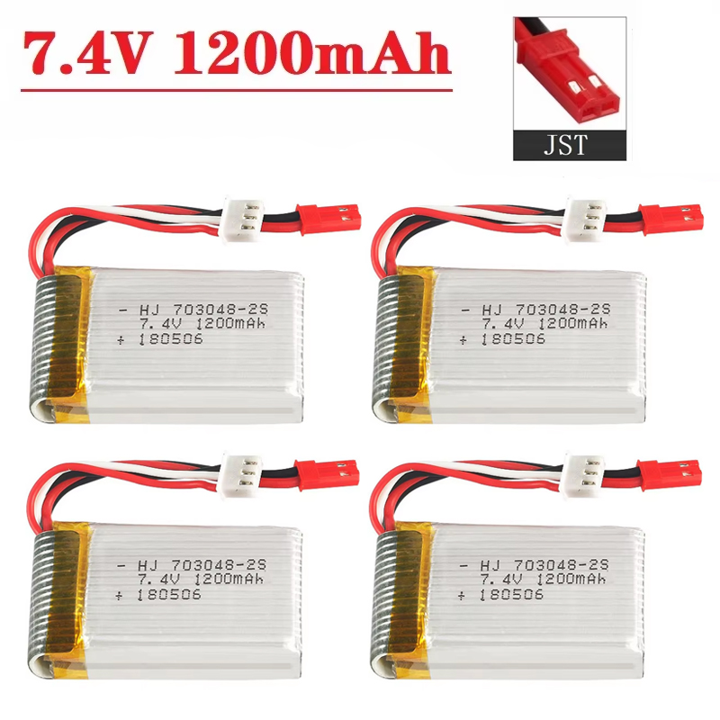 Rc Helicopter Parts - Batteria Lipo 2S 7,4 V 1200