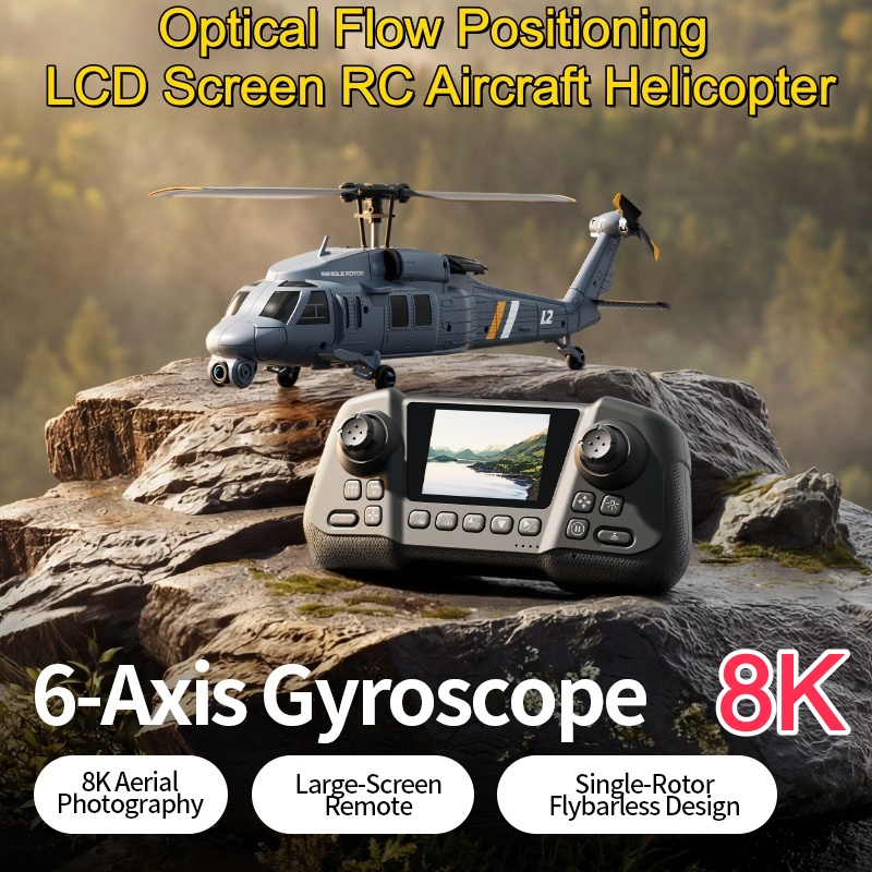 Rc Helicopter Large - Elicottero RC 8K Flybarless con Flusso
