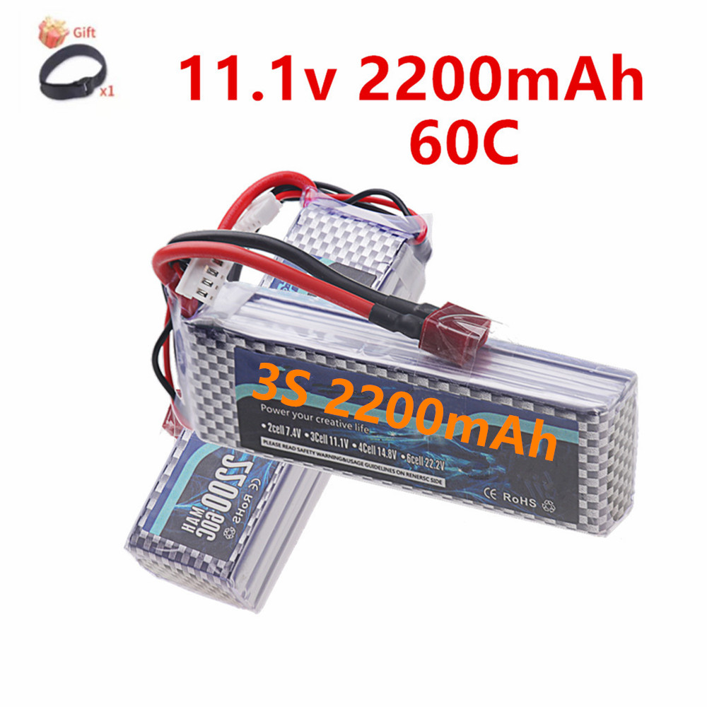 Rc Helicopter Parts - Batteria Lipo 3S 11.1V Deans T