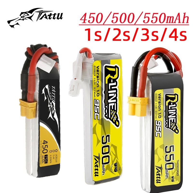 Rc Helicopter Parts - 3 pezzi NUOVO TATTU 450/500/550mAh 75/95C