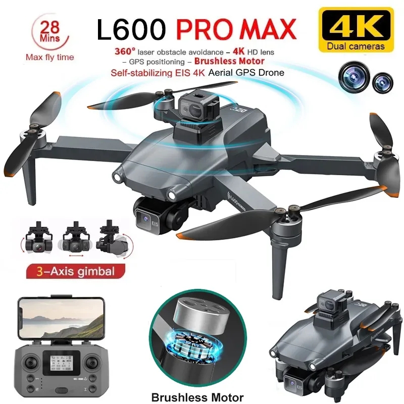 L600 PRO MAX GPS Drone Profess - Rc Helicopter Case recensione e prezzo