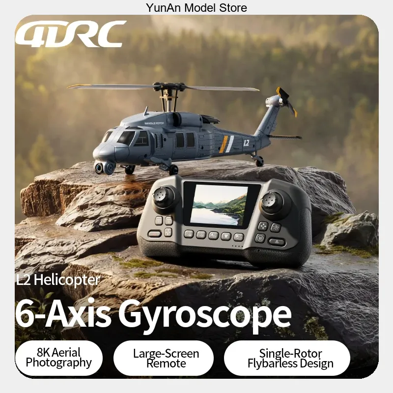 Elicottero RC 4DRC L2 8K UHD F - Rc Helicopter Single Rotor recensione e prezzo